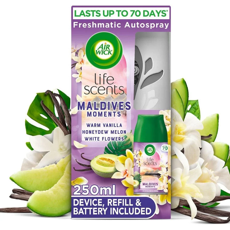 DÉSODORISANT AUTOMATIQUE FRESHMATIC PURE 250ML AIR WICK