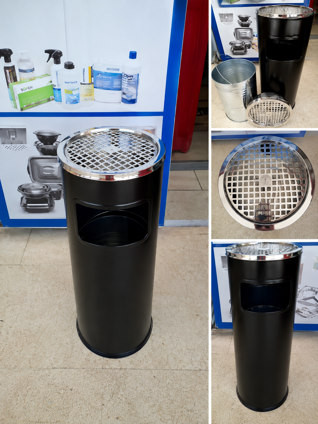Poubelle Cendrier D25